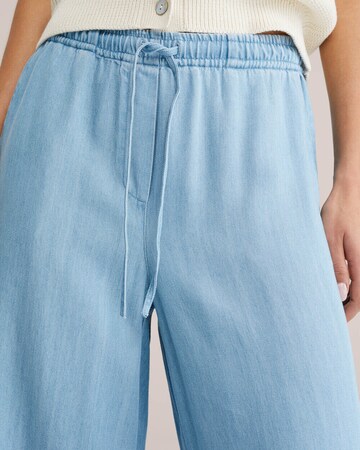 WE Fashion Широкий Штаны в Синий