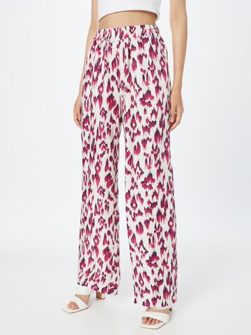 Wide Leg Pantalon 'Gia' SCOTCH & SODA en blanc : devant