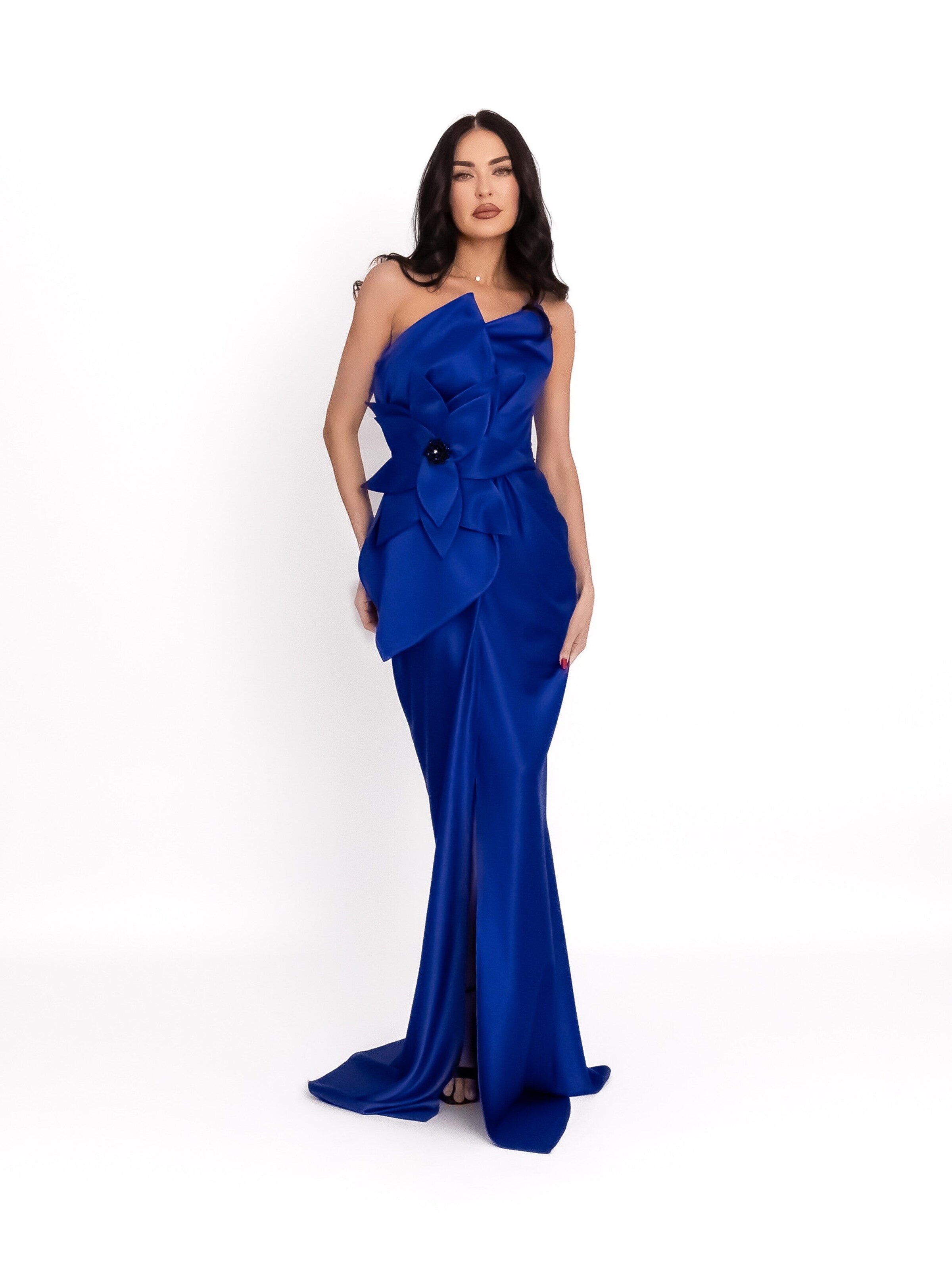 acob a porter - Vestido de noche en azul