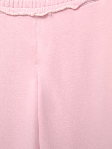 Wide leg Pantaloni di Pull&Bear in rosa