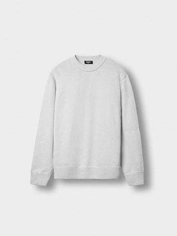 Burocs Pullover 'Knit' in Grau: Vorderseite