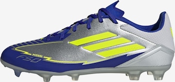 ADIDAS PERFORMANCE Soccer Cleats 'F50 League Messi' in Silver: front