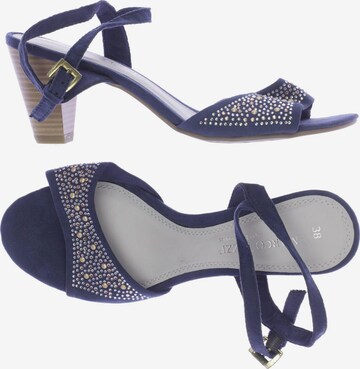 MARCO TOZZI Sandals & High-Heeled Sandals in 38 in Blue: front