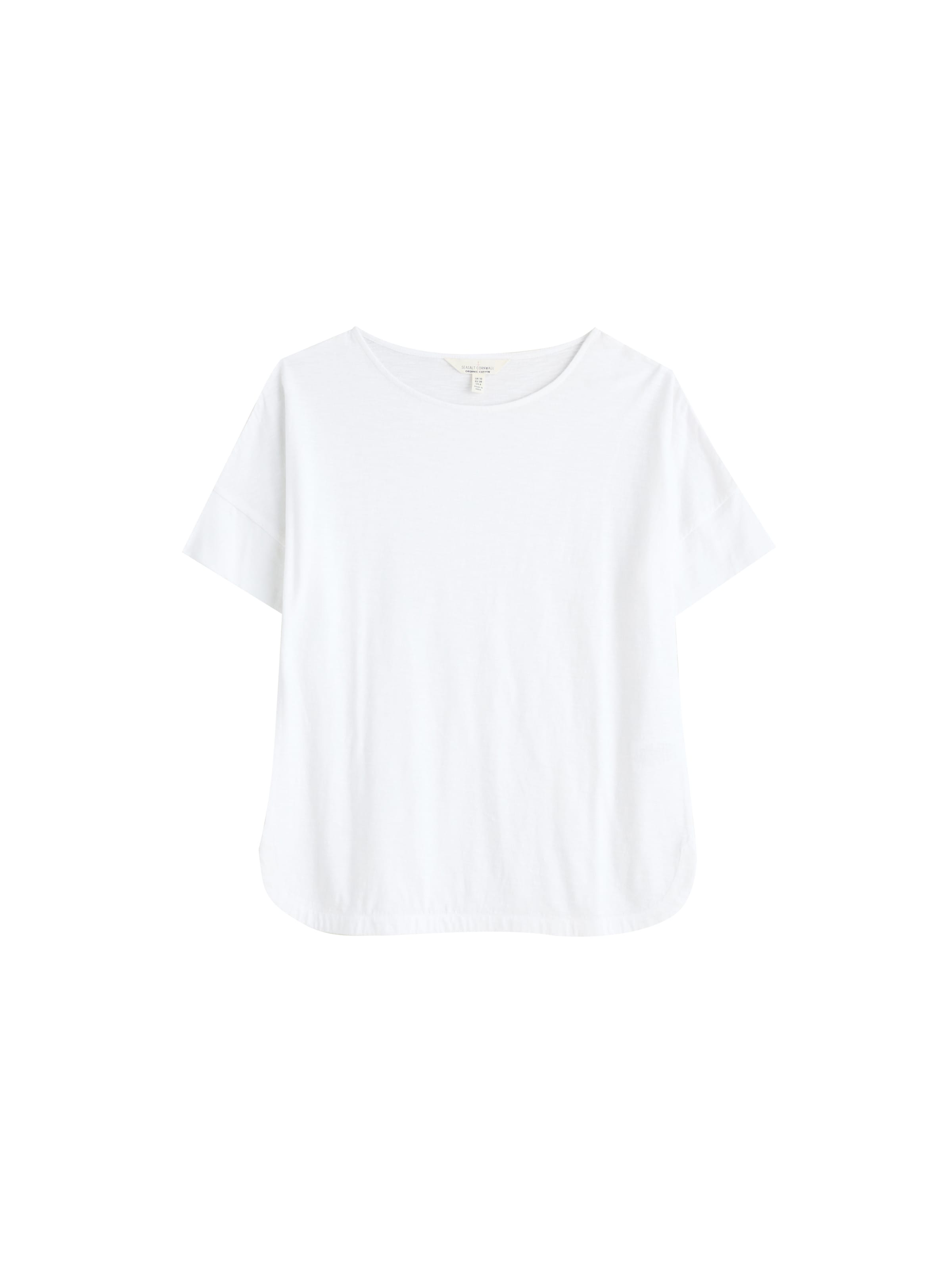 T-shirt 'Bryher View' Seasalt Cornwall en blanc : devant