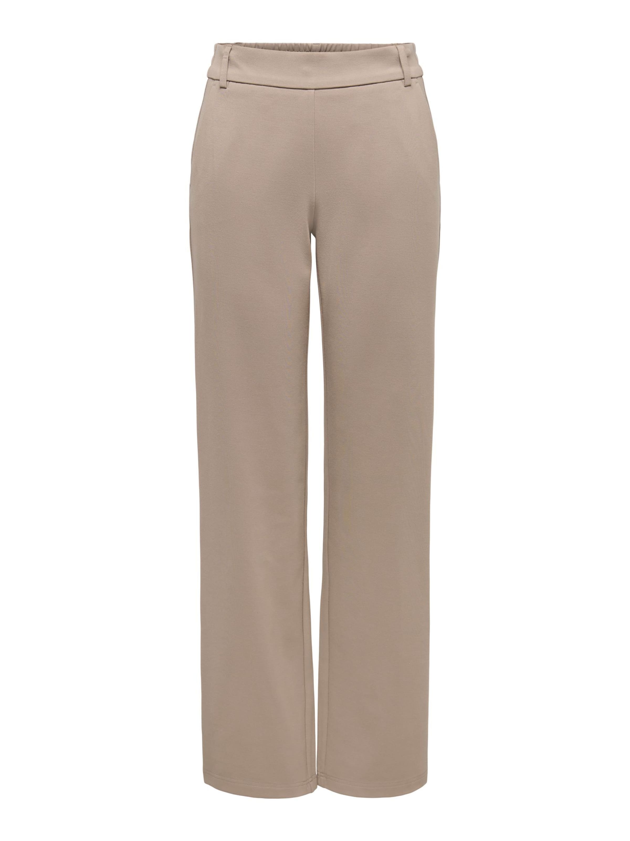 ONLY Broek 'ONLPoptrash' in Beige: voorkant