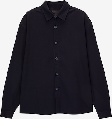 Comfort fit Camicia di Pull&Bear in blu: frontale