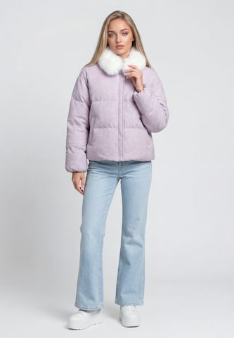 MYMO Winterjas in Lila