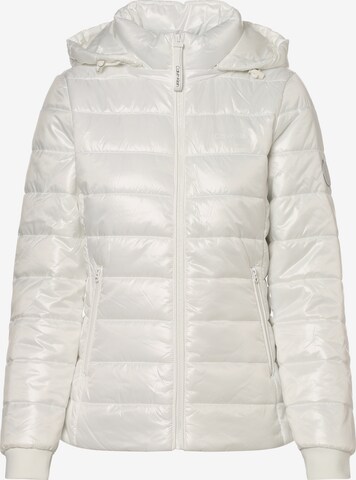 Calvin Klein Between-Season Jacket in White: front