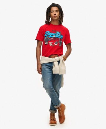 Superdry Shirt in Rood