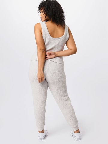 River Island Plus Tapered Hose in Weiß