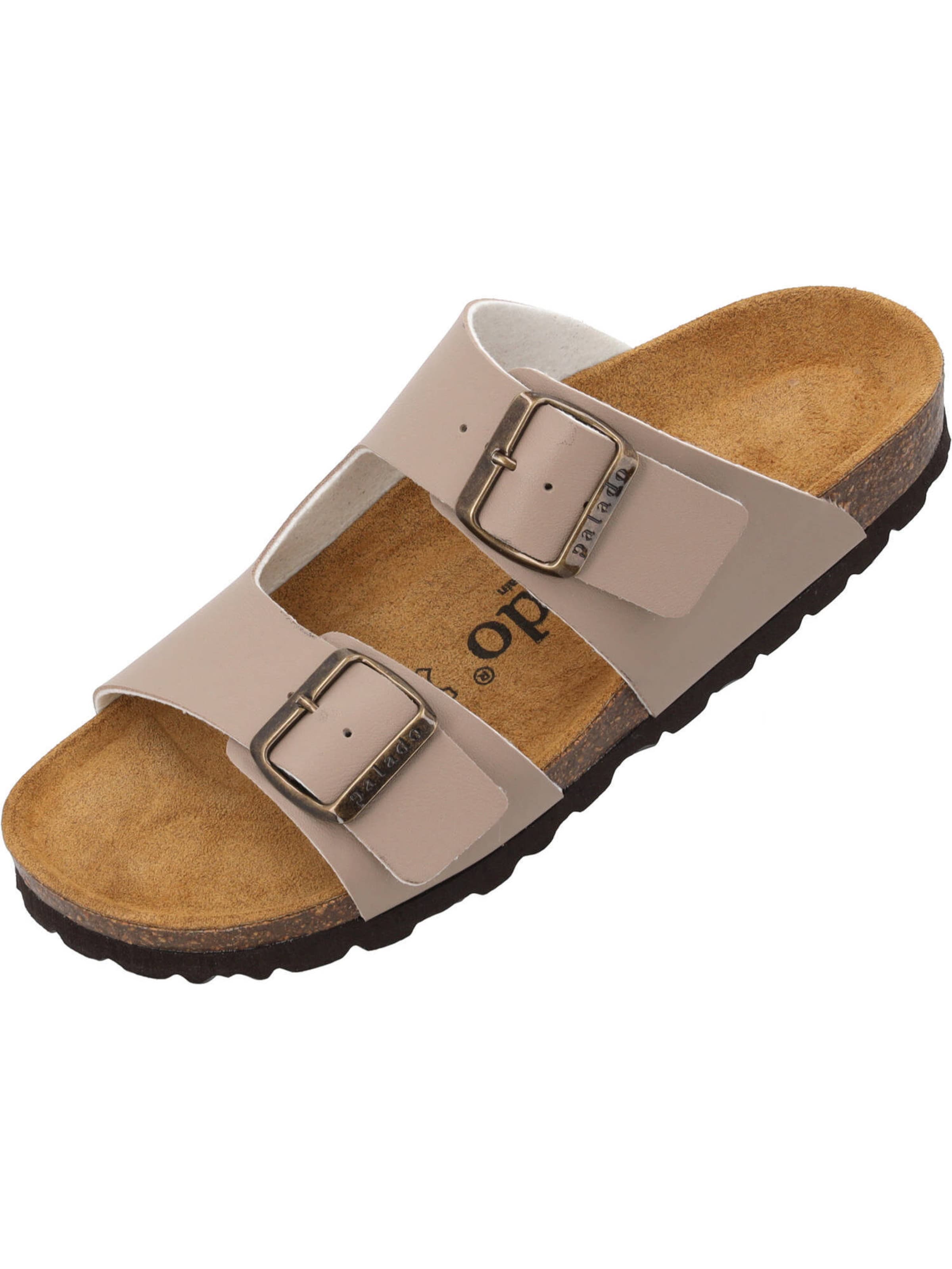 Palado Pantolette in Beige: Vorderseite