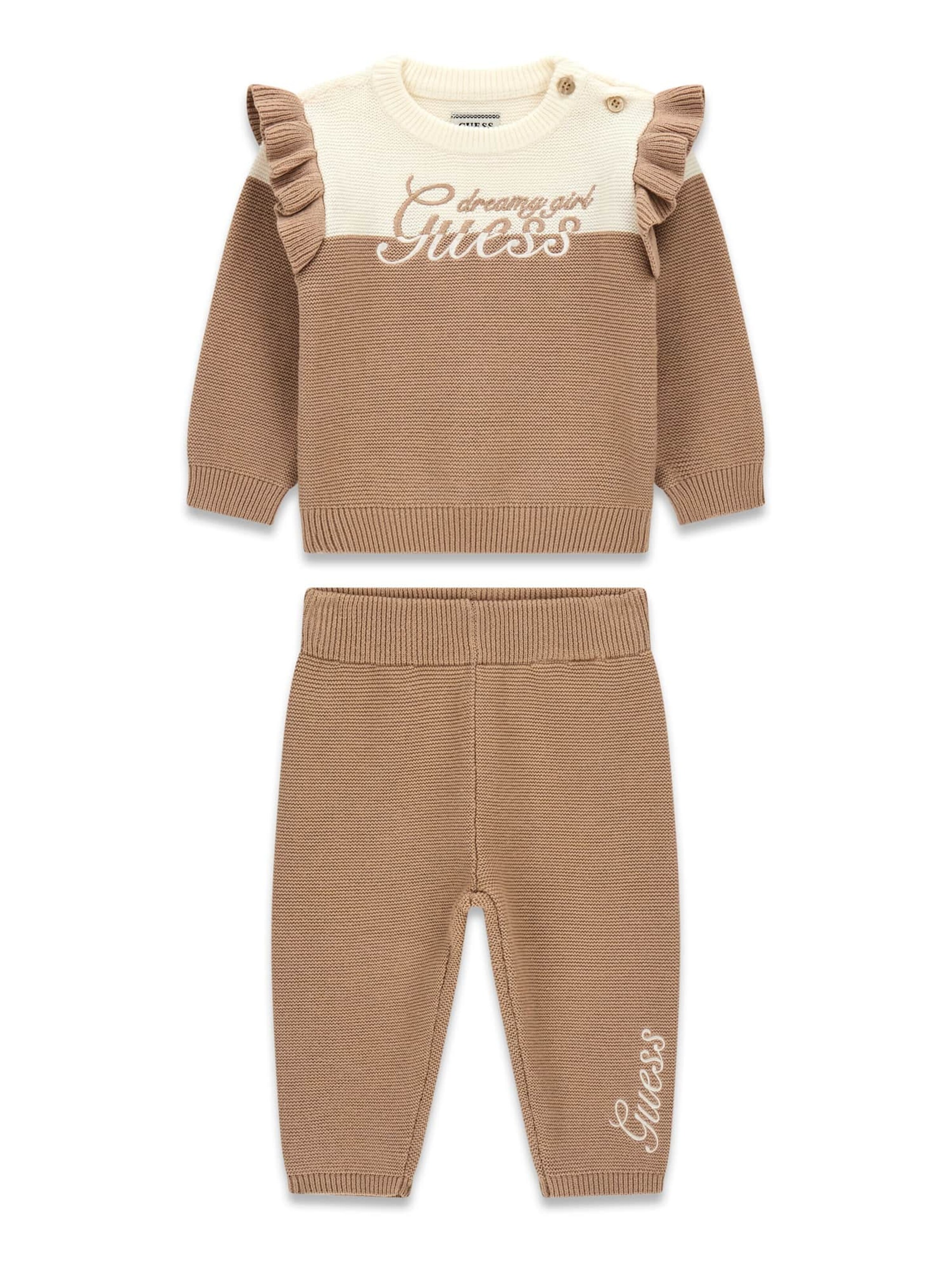 GUESS Set in Beige: front