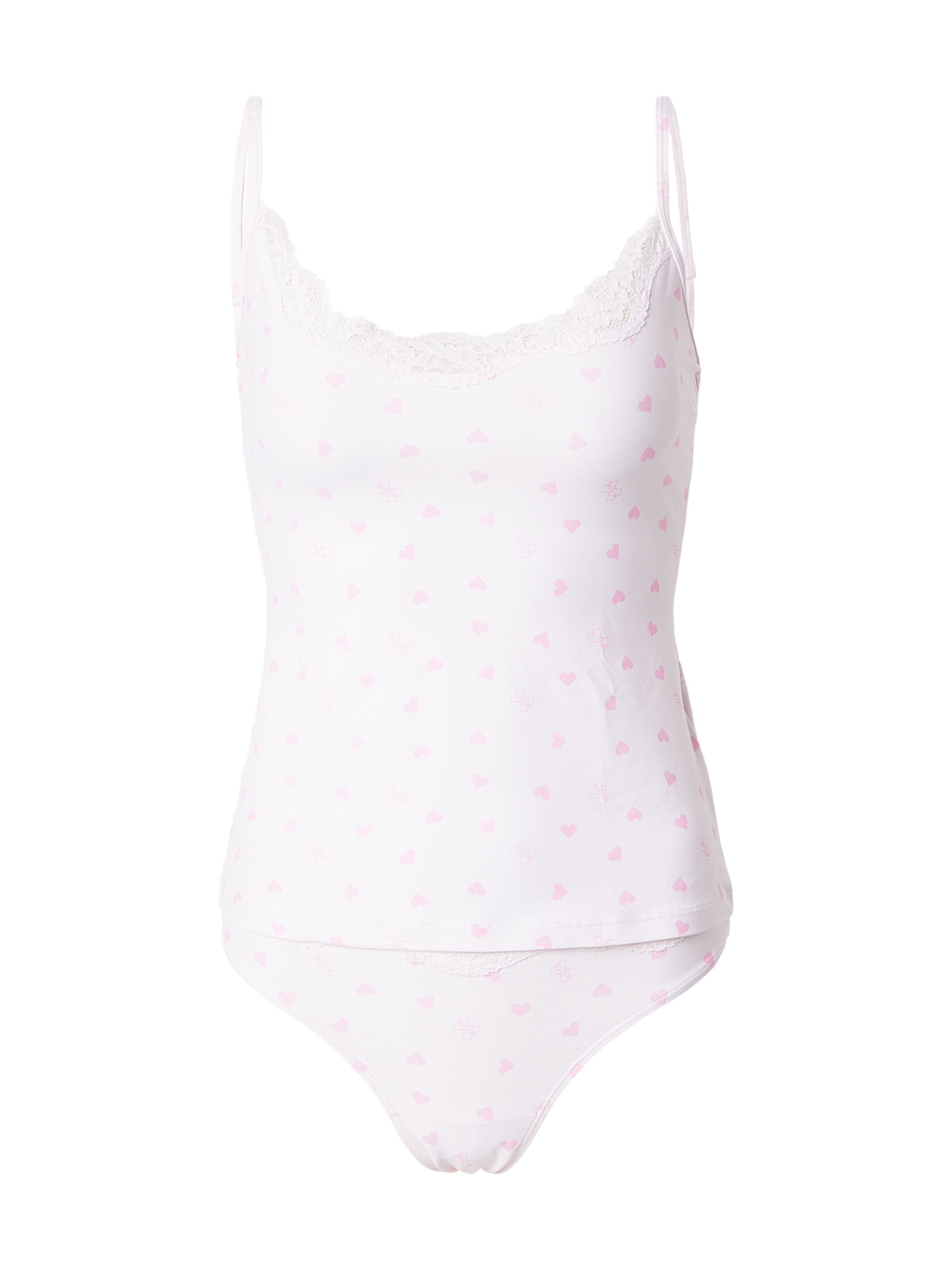 GUESS Bustier Wäsche-Sets 'LISON CAMI' in Pink: Vorderseite