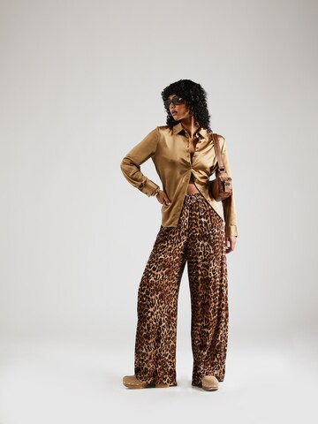 Harper & Yve Loose fit Trousers in Brown