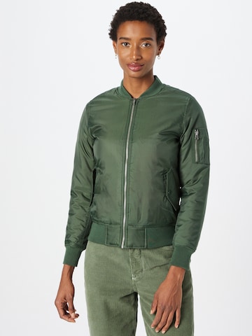 Urban Classics Between-Season Jacket in Green: front