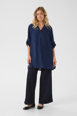 Cream Tunic 'Wilma ' in Blue