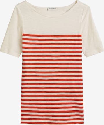 T-shirt Marc O'Polo en beige : devant