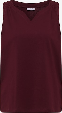 CECIL Top in Red: front