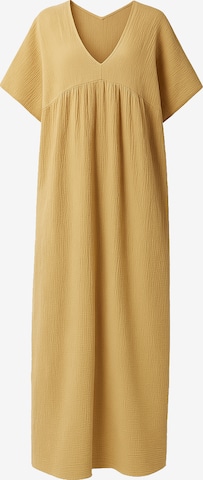 Robe Elara en beige : devant