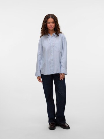 VERO MODA Blouse 'VMIDA' in Blauw