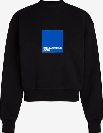 KARL LAGERFELD JEANS Sweatshirt i blå / svart / vit, Produktvy