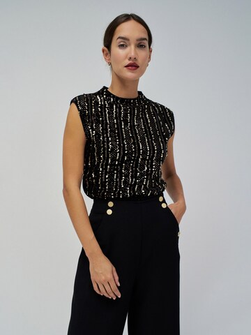 Salsa Jeans Top in Zwart: voorkant
