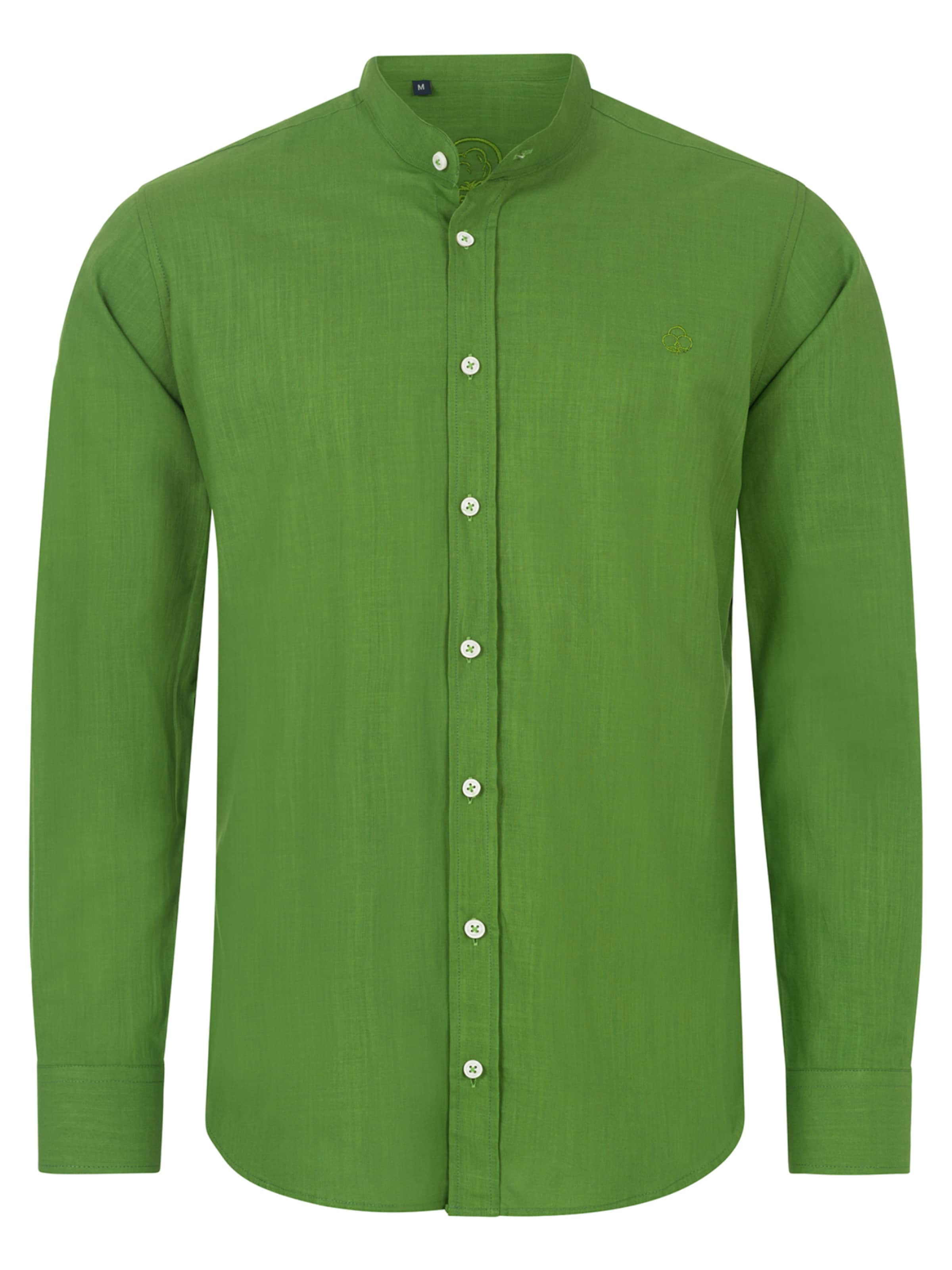 Indumentum Regular Fit Hemd in Grün: Vorderseite