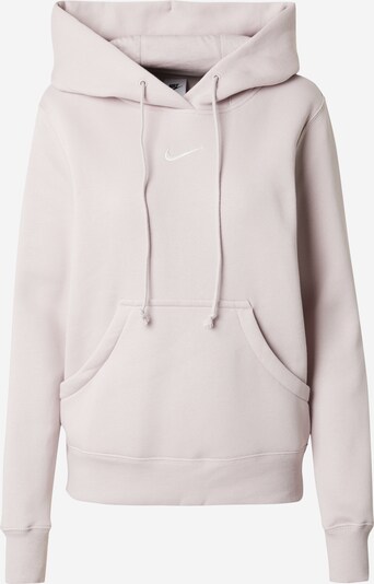 Nike Sportswear Sweatshirt 'Phoenix Fleece' i syrén / vit, Produktvy