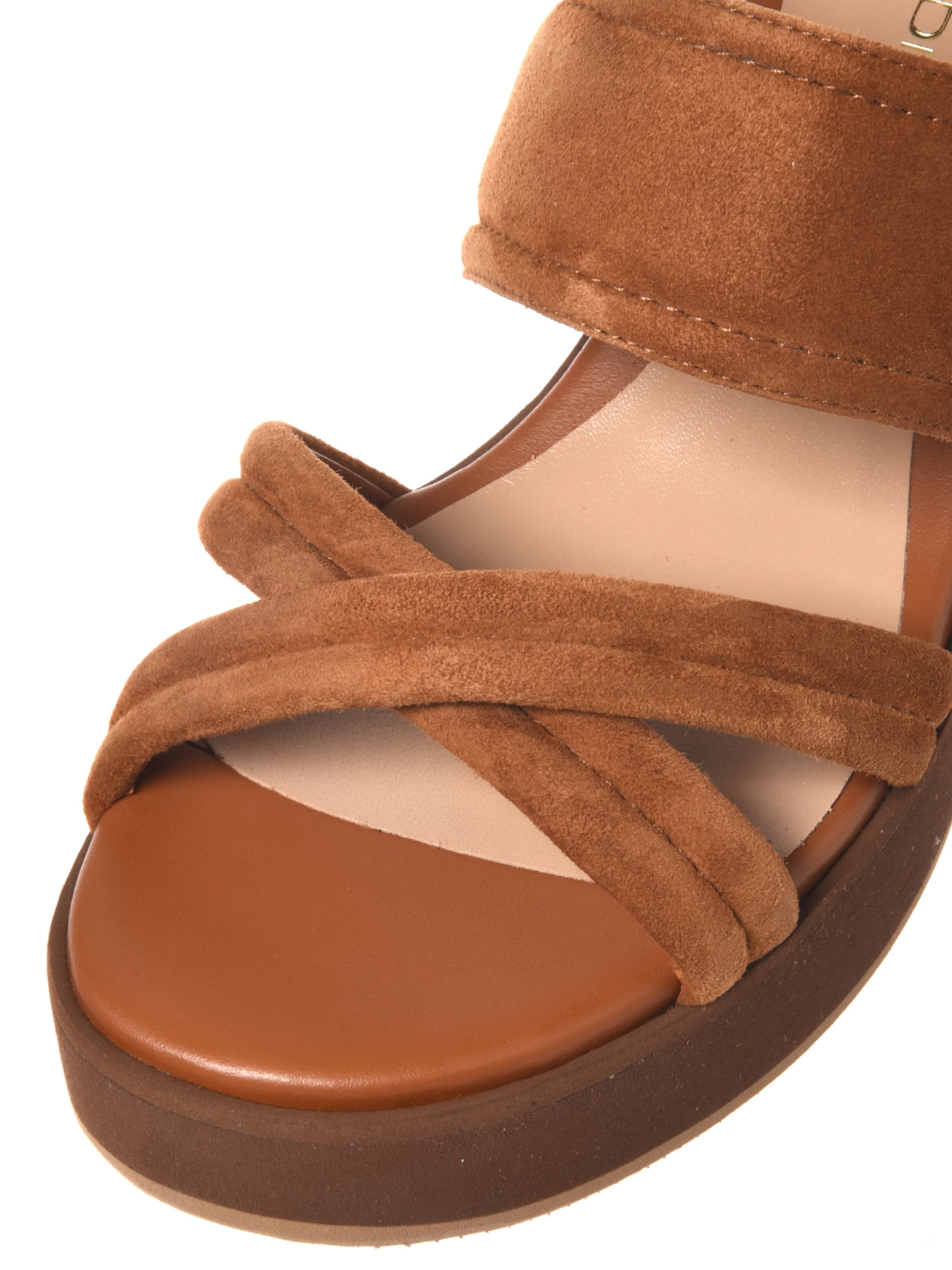 BALDININI Sandalen met riem in Bruin