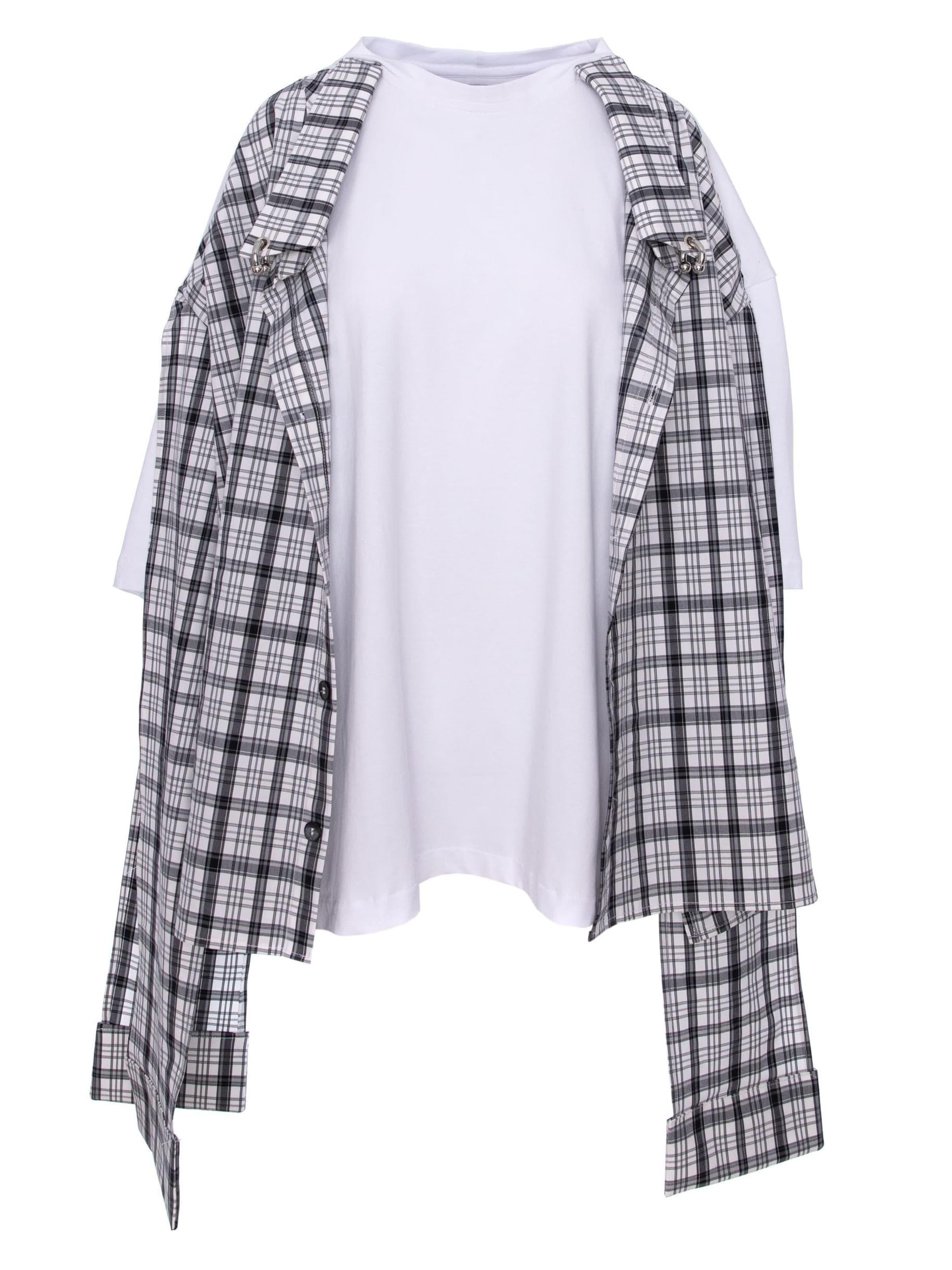 Montage The Label - Camiseta 'Detention' en gris: frente