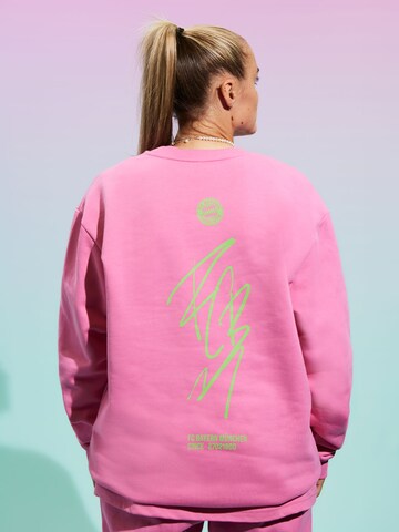 FCBM Sweatshirt 'Neo' i rosa