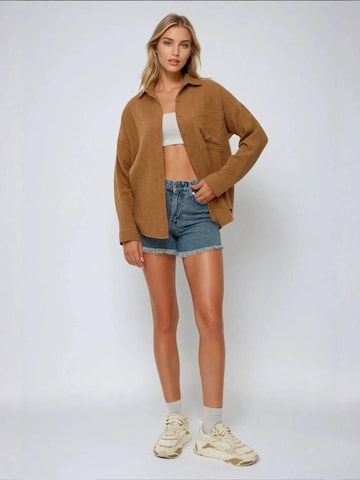 Camicia da donna di Hiccup in marrone