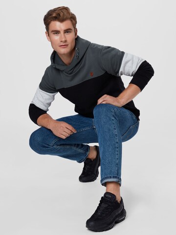 INDICODE JEANS Sweatshirt 'Olson' in Grey