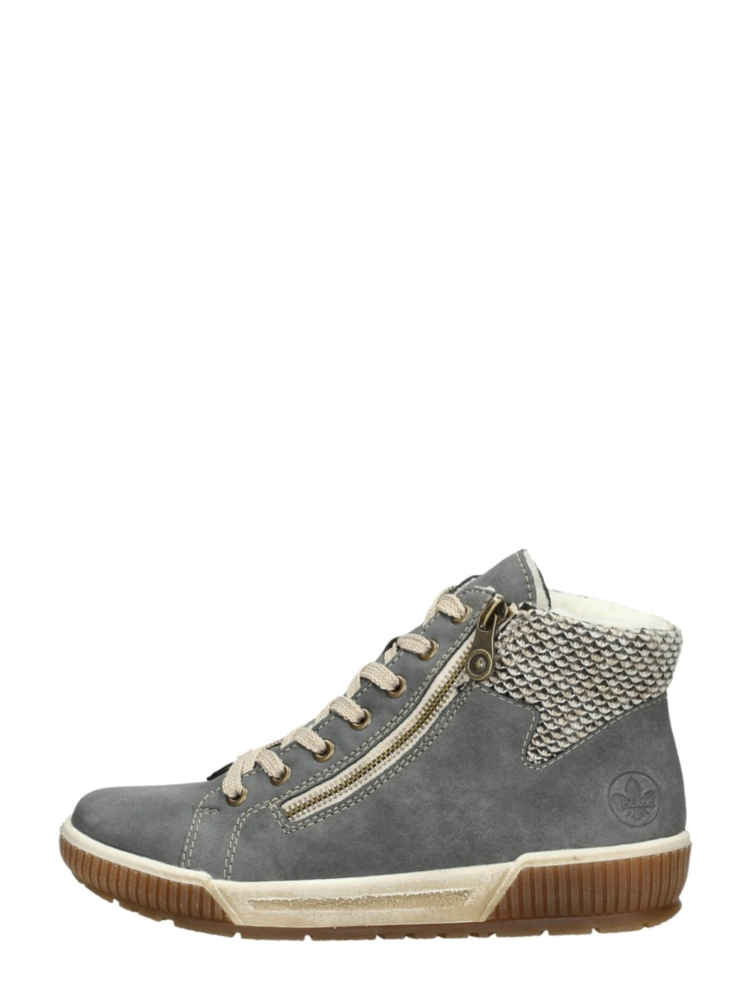 Chaussure à lacets 'Veterschoenen Hoog' Rieker en bleu : devant
