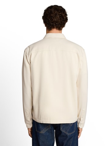 Coupe regular Chemise TOM TAILOR DENIM en blanc