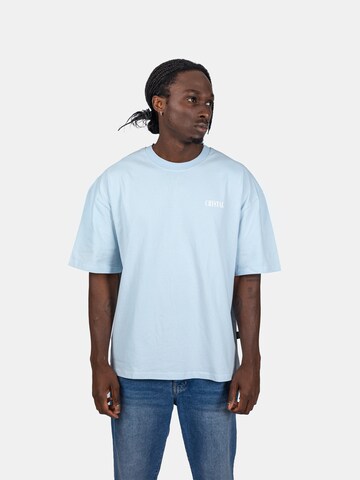 Crystal Paris Shirt 'Face' in Blauw