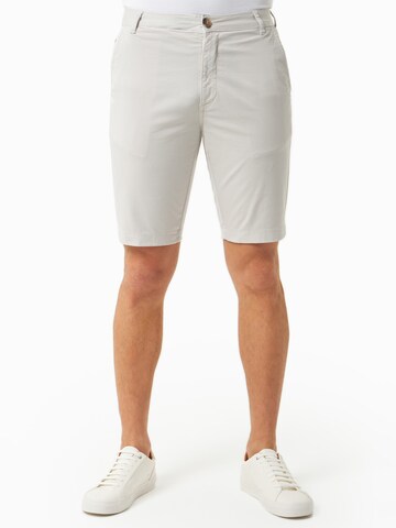 Organication Slimfit Shorts in Weiß: Vorderseite