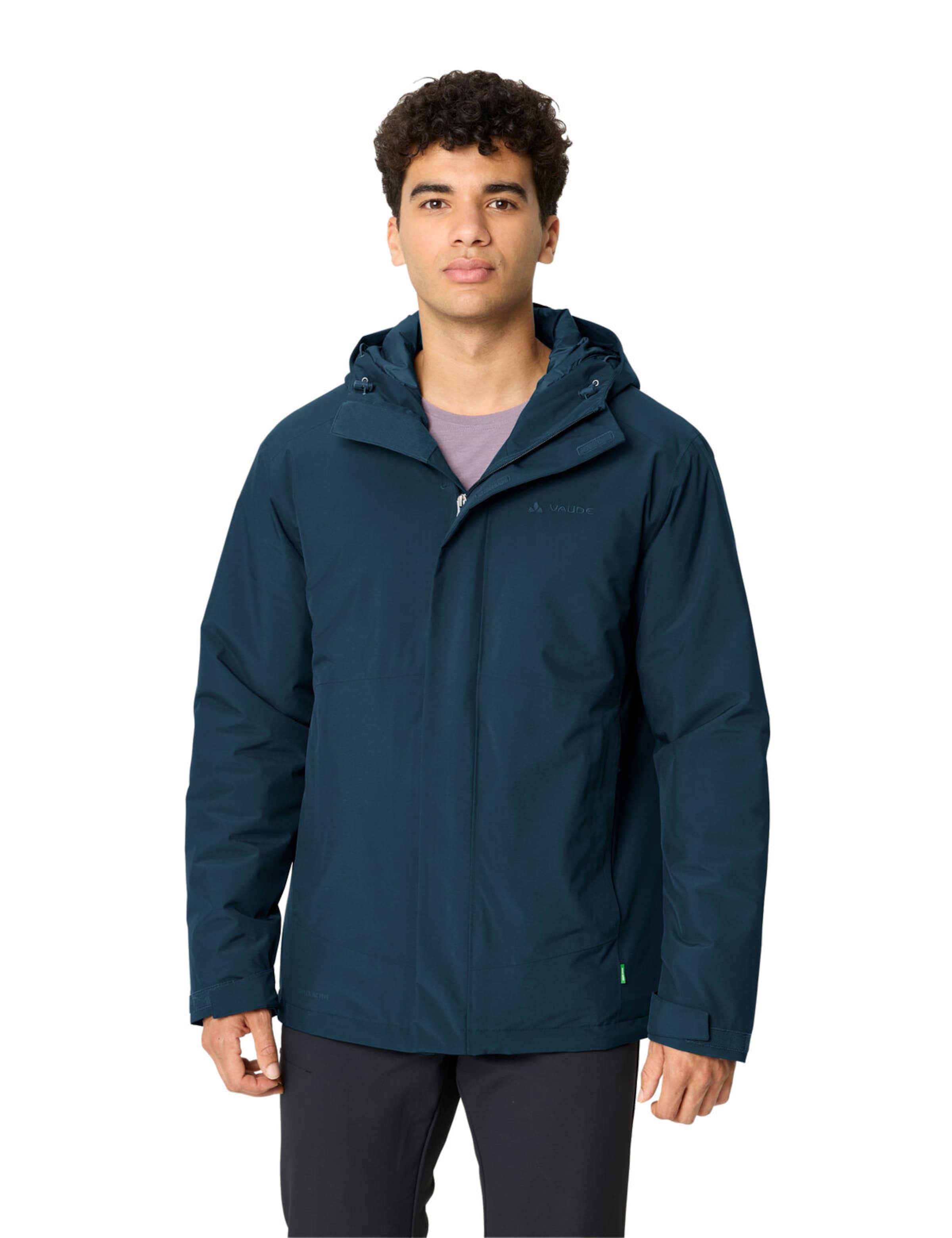 VAUDE Outdoorjas 'Rosemoor' in Blauw: voorkant