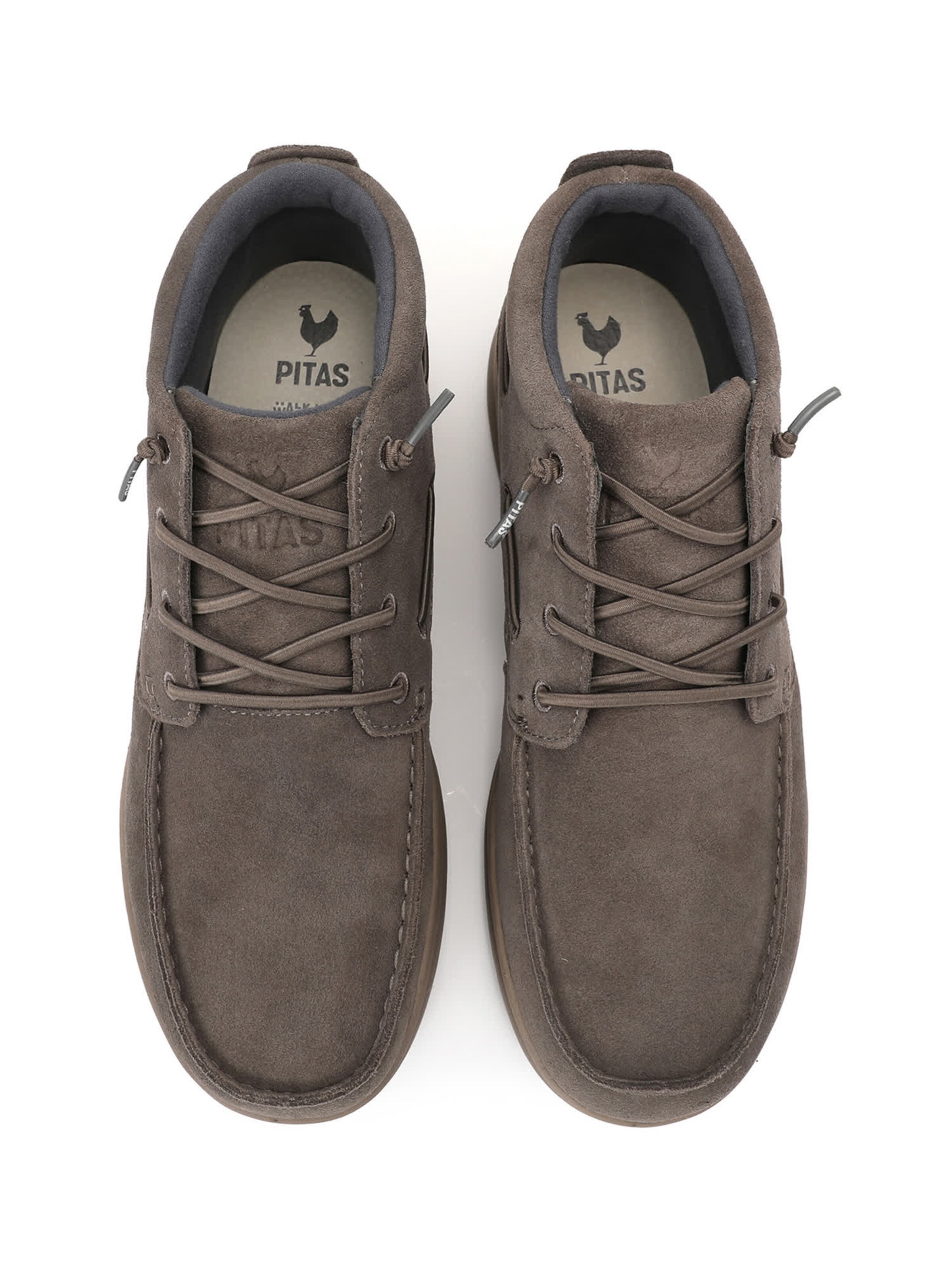 Walk In Pitas Lace-up boots 'Timor' in Grey: top