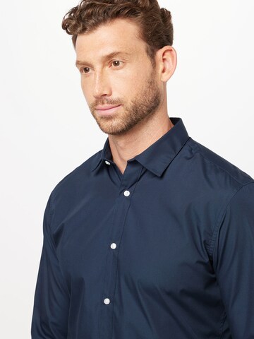 JACK & JONES - Ajuste estrecho Camisa de negocios 'JOE' en azul