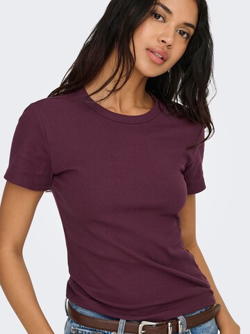 ONLY Koszulka 'ONLEASY' w kolorze fioletowy