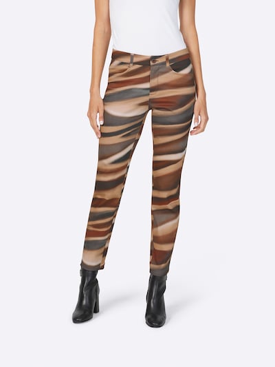 heine Trousers in Beige / Brown / Grey, Item view