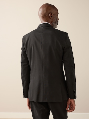 Coupe regular Veste de costume Next en noir