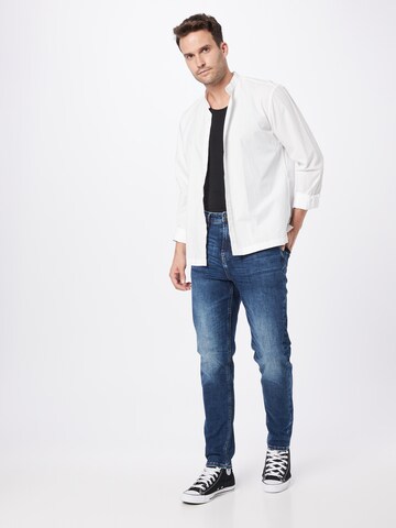 Slimfit Jeans 'Kevin' de la !Solid pe albastru