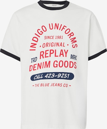 REPLAY Paita värissä valkoinen: etupuoli