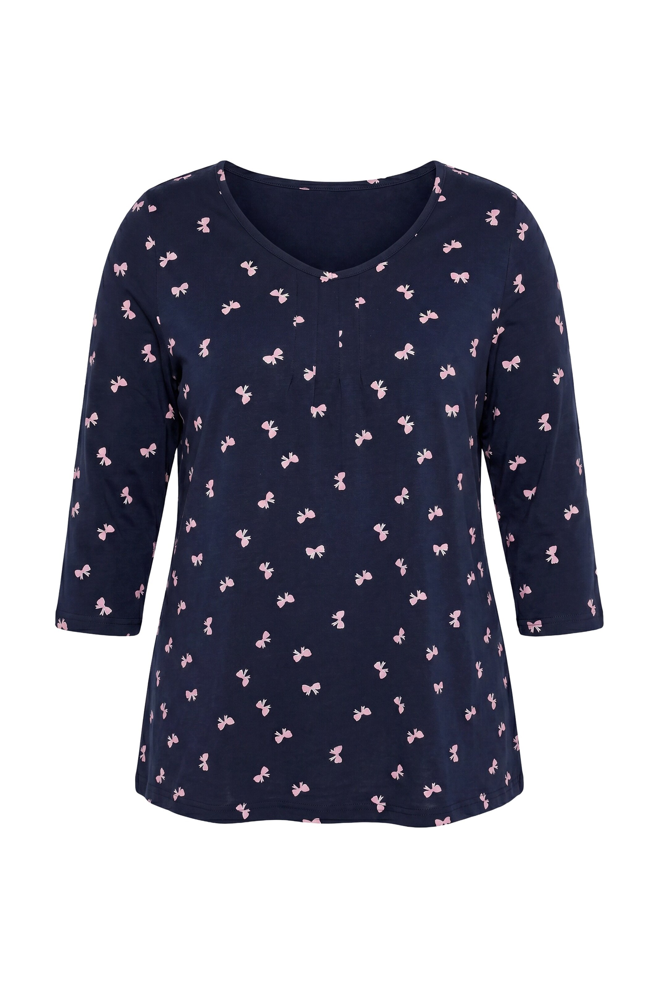 Ulla Popken Shirt in Blau: Vorderseite