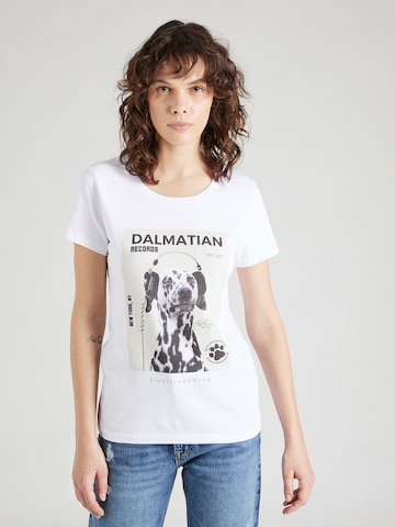 Tricou de la EINSTEIN & NEWTON pe alb: față