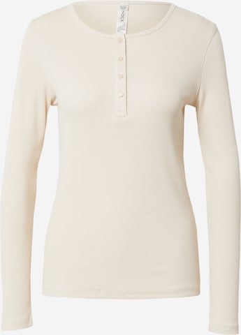 Lindex - Camiseta para dormir en beige: frente
