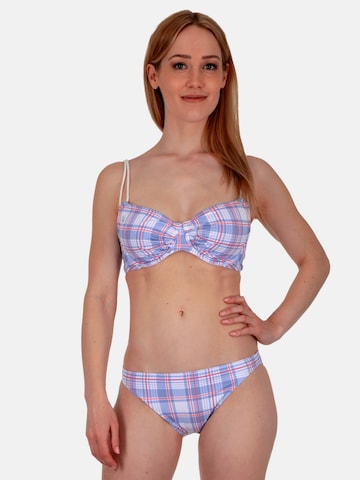 OLYMPIA Balconette Bikini Top in White
