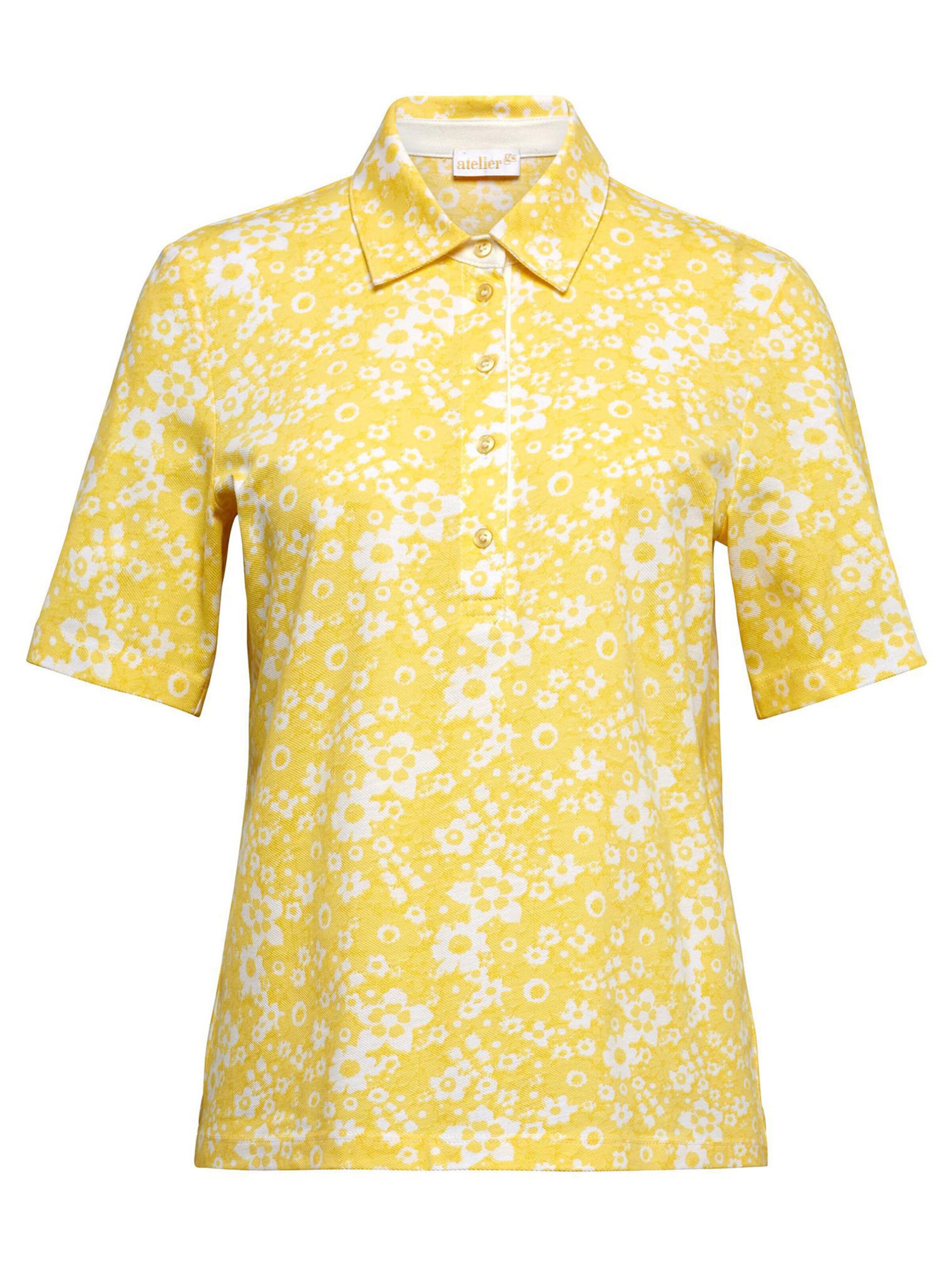 Goldner Shirt in Gelb: Vorderseite